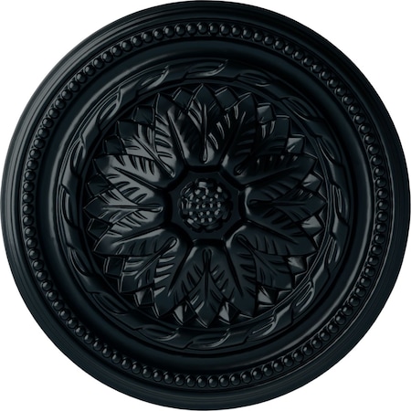 Ekena Millwork Wigan Ceiling Medallion, Hand-Painted Night Shade, 16"OD x 2 1/4"P CM16WGNSF